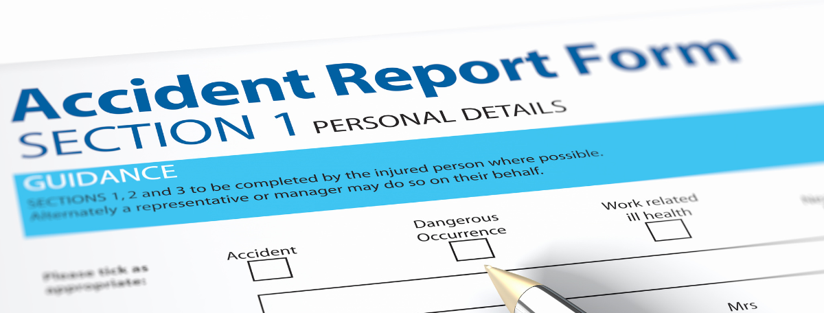 What happens if an accident at work is not reported?